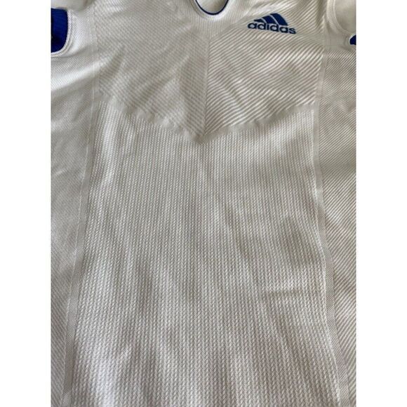 Adidas Techfit Primeknit Football Jersey Men’s Sz M White Compression Fit NO TAG - Picture 6 of 12